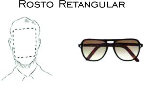 Rosto Retangular